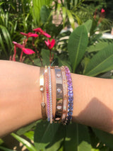 Signature Rainbow Sapphire & Diamond Bangle