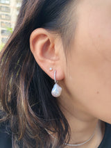 Classic Diamond Hoop Earrings