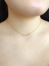 Seven Stone Diamond Necklace