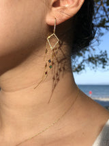 Chakra Princess Rainbow Chandelier Earrings