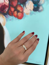 Gemstone Trilogy Ring