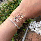 Diamond Om Bracelet