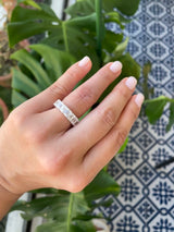 Emerald Cut Diamond Eternity Ring