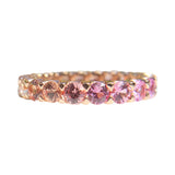 Sunset Ombre Sapphire Stack Ring
