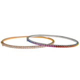 Classic Rainbow Sapphire Bangle