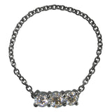Three Stone Chain Ring