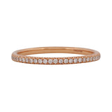 Signature French Pavé Diamond Eternity Ring