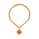 Chakra Princess Orange Sapphire Ring