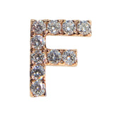 Pave Diamond Letter Stud Earrings
