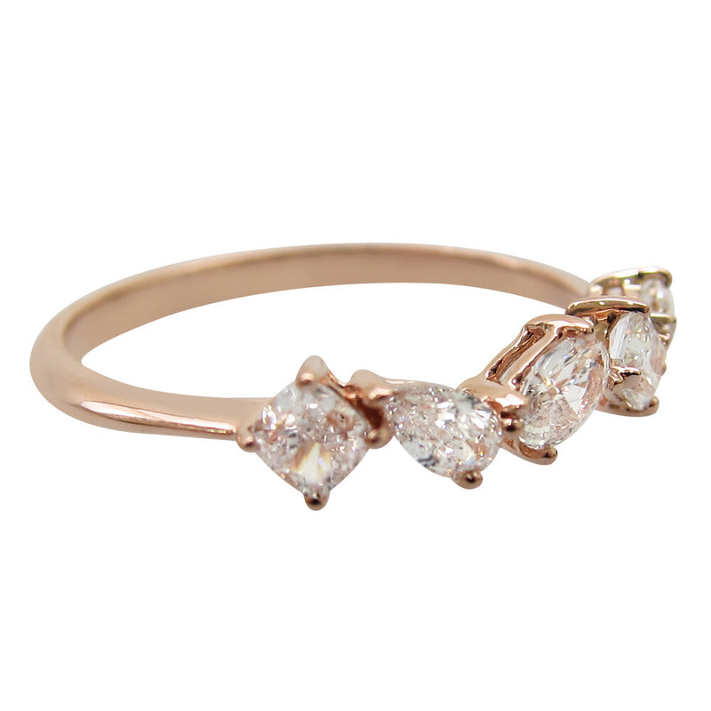 Round Fancy Cut Morganite & Diamond Double Halo Ring – Park City Jewelers