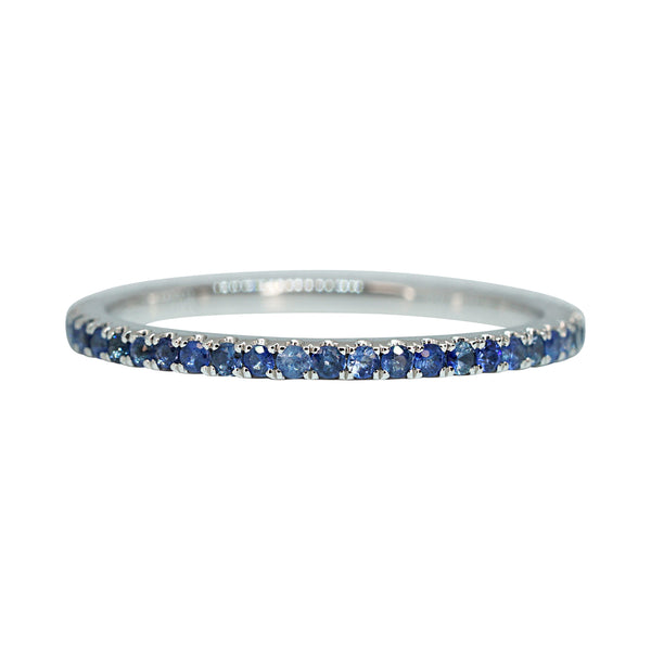 Medium Blue Sapphire Eternity Ring
