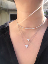 Signature Reversible Diamond Heart Pendant