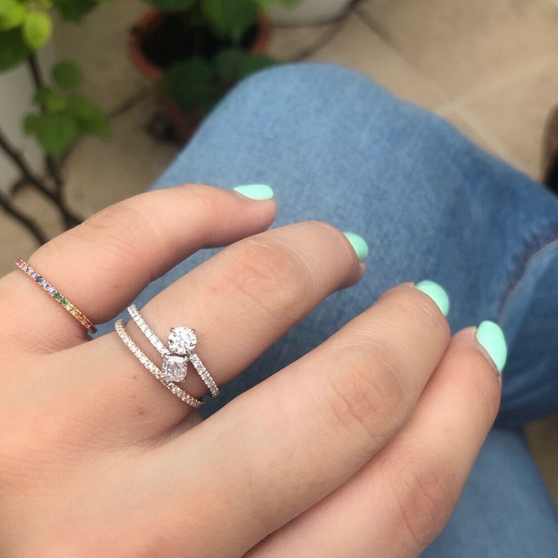 Toi Et Moi Diamond Ring