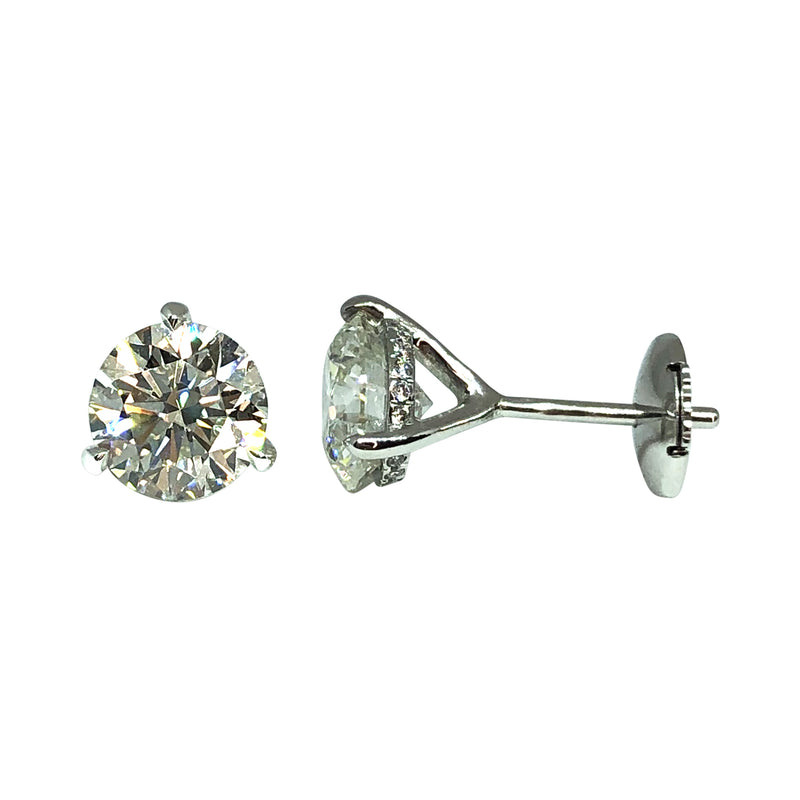 GIA Diamond Stud Earrings
