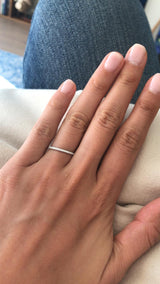 Signature French Pavé Diamond Eternity Ring