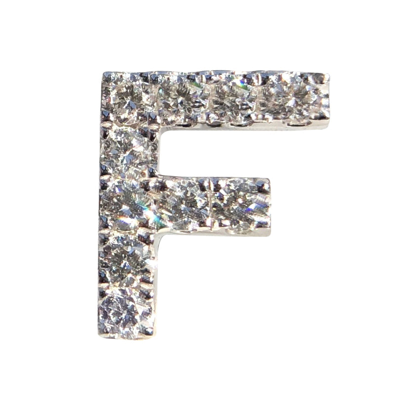 Pave Diamond Letter Stud Earrings